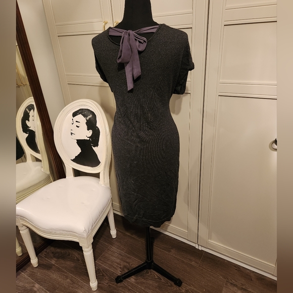 Mexx Grey Cowl Neck Slip On Knit Dress - Picture 5 of 6